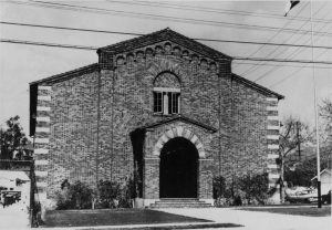 The new brick Rockdale School built in the 1920's