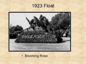 Eagle Rock's Rose Parade Floats