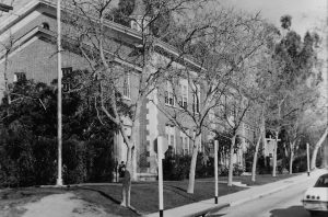 Old Delevan Drive. This building was located on the street of the same name to the east of the York valley, on the other side of the hills. It was built in 1926.  The 1971 earthquake caused the school to be declared unsafe and the students to be moved to bungalows. The building was demolished soon after. Only the ornate cupola was preserved to be reused. The grounds remained the same and the school garden is still in use.  (Courtesy Ruth Fairrington.)