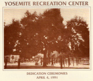 Various facilities in the park were upgraded in 1991. LA Recreation and Parks Program, 4/4/1981.