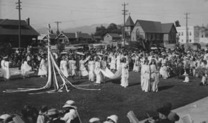 Rhea Ferdon was May Queen in 1913 at Union High. (Riki de Kramer, Ferdon Collection-ERVHS)