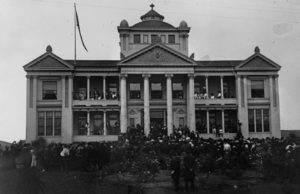 The Occidental Academy offered a private coeducational secondary education in Highland Park until 1913. (Occidental College Library Special Collections, scarch-1235)